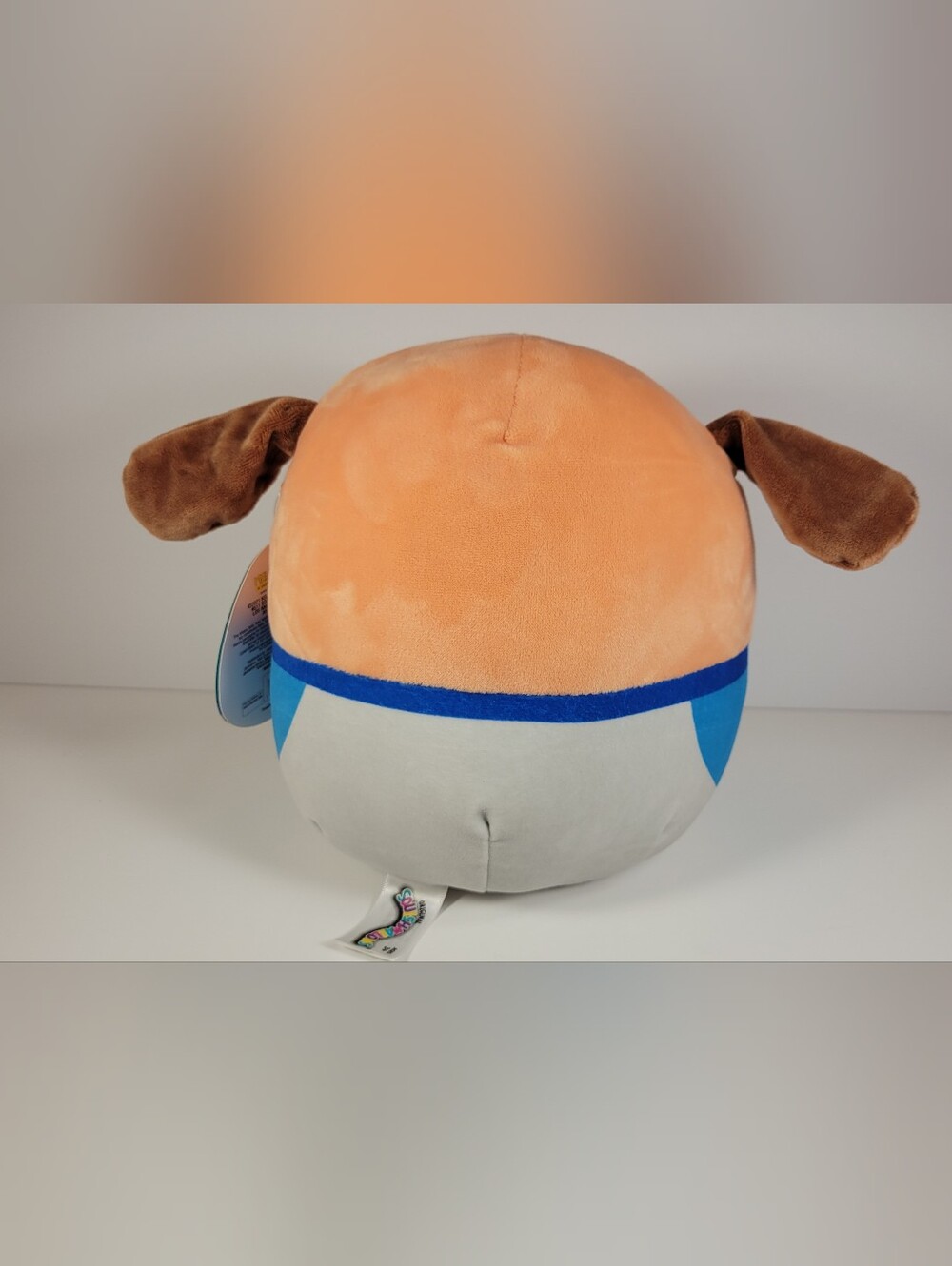 Squishmallows Sam The Dog 8" Plush, Brown Dog In T-Shirt - Picture 3 of 13